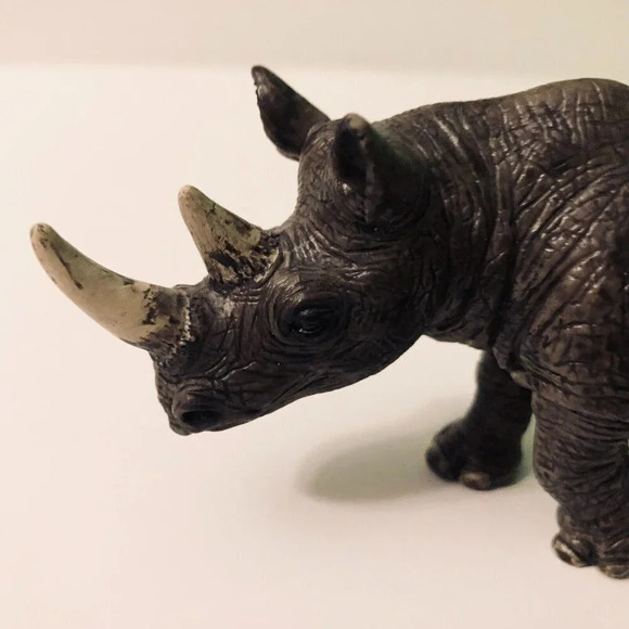 2008 Schleich  Rhino Rhinoceros Figure Animal - Picture 12 of 16